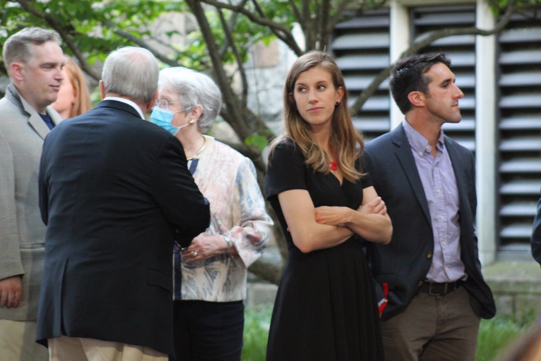 group of people outside